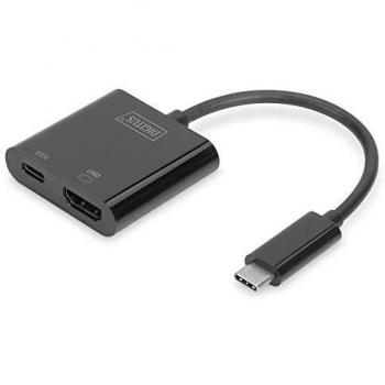 Digitus DA70856 hub de interfaz USB 3.2 Gen 1 TypeC Negro
