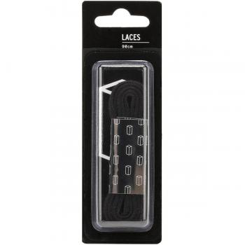 TOWER London Black Flat Laces