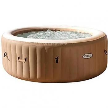 Spa Hinchable Intex PureSpa Sahara 6 Personas 1098L Beige Ø216x71 cm con Accesorios