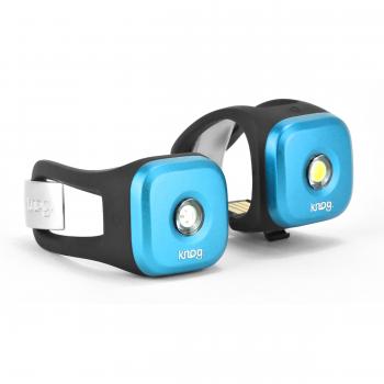Knog juego de luces led trasera y delantera para bicicleta azul azul
