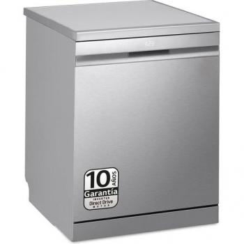 Lavavajillas LG 14 Servicios QuadWash con Lavado a Vapor, Acero Inoxidable Antihuellas, 60 cm