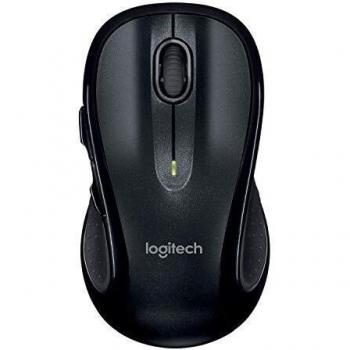 Logitech M510 Wireless Mouse, 2.4 GHz with USB Unifying Receiver, 1000 DPI Laser-Grade Tracking, 7-Buttons, 24-Months Battery Life, PC / Mac / Laptop - Black