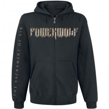 Powerwolf The Sacrament of Sin Sudadera Capucha con Cremallera Negro S