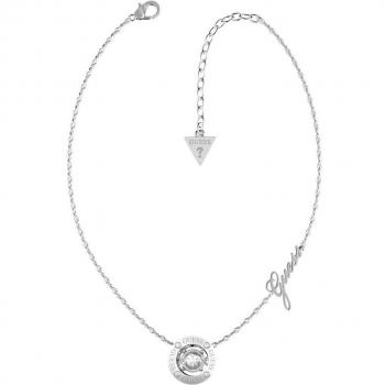 Collar Guess JUBN01459JWRHT-U Solitaire de Acero con Cristal