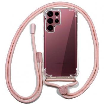 Cool Funda Cordón Rosa para Samsung Galaxy S22 Ultra