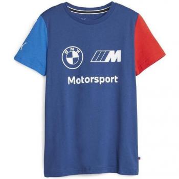 Camiseta Puma BMW Motorsport Infantil Azul