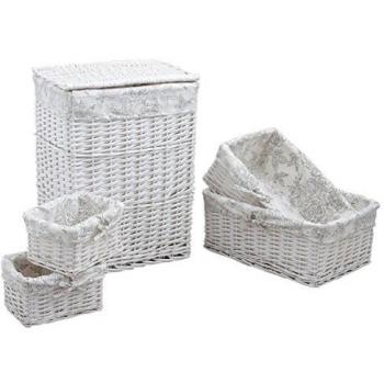 Cesta de Ropa con 4 Cestas - Juego de 5 - Aubry Gaspard