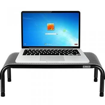 Allsop 31630 Metal Art Ergo 3 Adjustable Height Monitor Stand Steel 15 Inch Platfrm