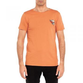 Pull-In Flowskullmelon Short Sleeve T-Shirt - Orange