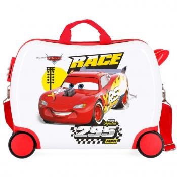 Disney Cars Joy Maleta Infantil Multicolor 50x38x20 cms Rígida ABS Cierre combinación 34L 2,3Kgs 4 Ruedas Equipaje de Mano