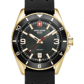 Reloj Swiss Alpine Military® Sierra 7034.1817 Cuarzado Negro 42mm 10ATM