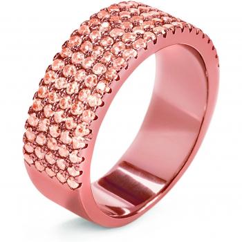 Anillo de mujer Folli Follie de acero inoxidable color rosa talla 16 modelo 3R16S038RS con elegante diseño