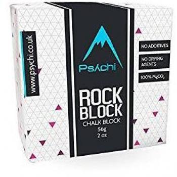 Psychi - Bloque de magnesio para Crossfit, Escalada, Levantamiento de Pesas, Gimnasia y Baile en Barra - Pack de 2