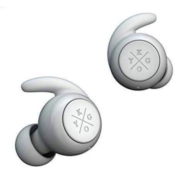 Kygo E7/900 - Auriculares inalámbricos con Bluetooth, Impermeables, IPX7, micrófono Integrado, con Puntas de Espuma de Cobre, Color Blanco