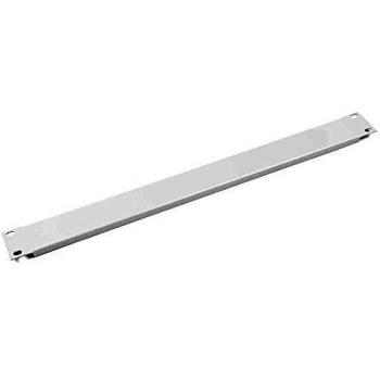 Placa Ciega 1U para Rack de 19 - Metal Gris Claro