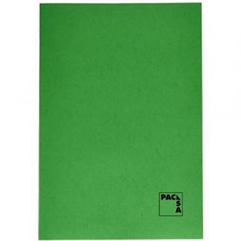 Libreta Pacsa 20068 - A4, 48 Hojas de 70g, Cuadrícula 5x5 con Margen, Tapa Gofrada en Cartulina - Colores Surtidos