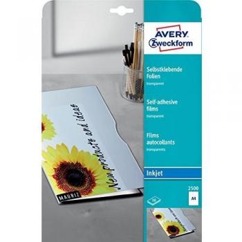 Folio Autoadhesivo Transparente A4 0,17 mm - Pack de 10 Hojas Avery Zweckform