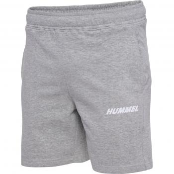 Hummel Elemental Unisex Cotton Shorts - Grey Melange M