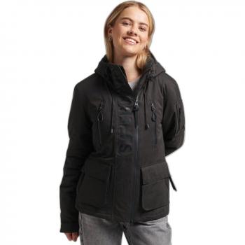 Superdry Women's Ultimate Microfiber Windbreaker Jacket - Black
