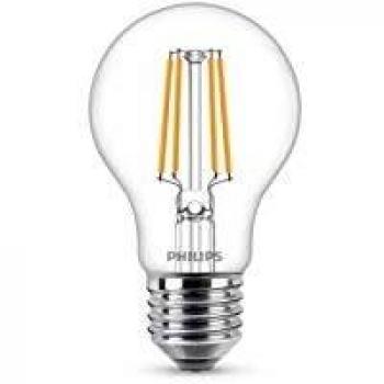 Philips Bombilla LED E27 4,3W 2700K Filamento 470 Lúmenes Paquete de 2