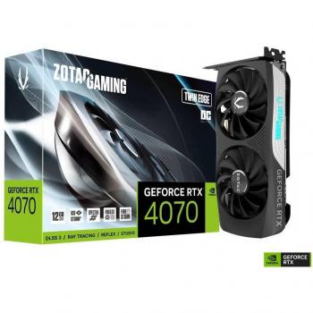 Zotac Gaming GeForce RTX 4070 Twin Edge OC 12GB GDDR6X DLSS3 Tarjeta Gráfica
