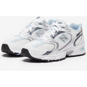 Zapatillas New Balance 530 blancas y azules para mujer
