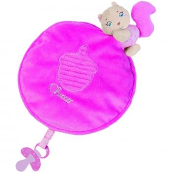 Chicco - Mantita de peluche, color rosa