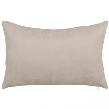 Cojín de Poliéster Beige 45 x 30 cm