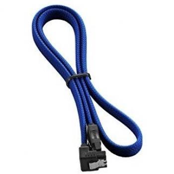 CableMod CM-CAB-RSAT-N60KB-R ModMesh - Cable SATA 3 en ángulo Recto, Color Negro