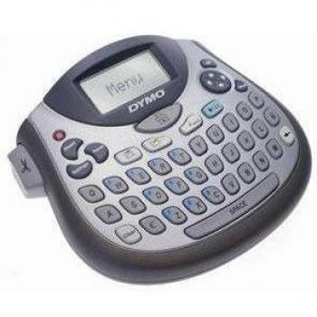 Rotuladora Electrónica Dymo LetraTag LT-100T, Teclado QWERTY, Memoria para 9 Etiquetas, Impresión en 2 Líneas, Color Plata (S075838