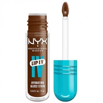 NYX Professional Makeup Lip IV Gloss Serum - Moisturizing Long-Lasting Lip Gloss 04 Cocoa Quench 5 ml
