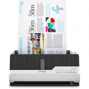 Epson WorkForce DS-C330 Escáner de Sobremesa A4, 30ppm, Dúplex Automático, Compacto, ADF de 20 Hojas, Resolución Óptica 600 x 600