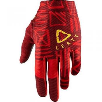 Leatt Bici MTB DBX 1.0 Gripr Guantes, Unisex Adulto, Ruby, S