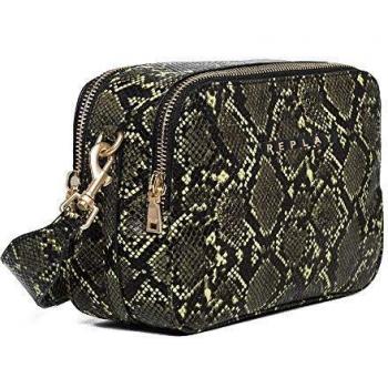 Replay Bolso de Hombro Verde/Negro