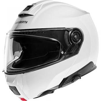 Casco Schuberth C5 - Modular, Fibra de Vidrio y Carbono, Color Blanco, Talla 2XL (XXL), ECE homologado, acabado glossy