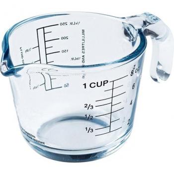 Jarra medidora 0,50L. Borosilicato Mediterráneo