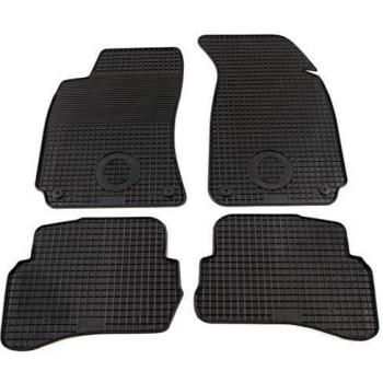 vidaXL Juego Alfombrillas de Coche a Medida Goma 4 Piezas Esterillas Alfombras