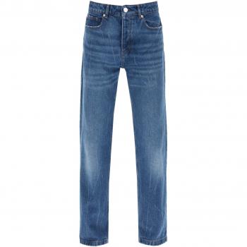 Ami Paris Men's Straight-Leg Trousers in Denim, Size 33, UTR500DE0016, Color 480