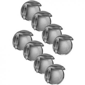 COM de Four® Mesa de silicona protector Protección antigolpes para bebés y niños pequeños transparente protector de esquina