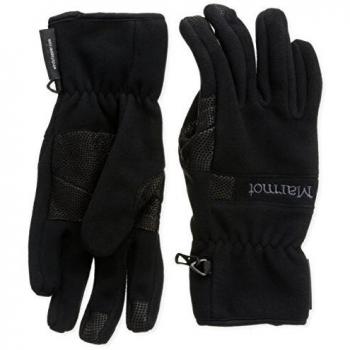 Marmot Windstopper Glove Guantes vellón, cálidos, a Prueba de Viento, Repelente al Agua, para Exteriores, Ciclismo, Correr, Hombre, Negro, XL