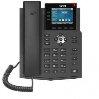 Teléfono Fijo Fanvil X3U Pro Negro IP China Plástico Con Cable - Tecnología Avanzada y Funcionalidades Avanzadas
