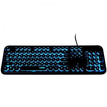 Teclado iBox Pulsar LED Retroiluminado Negro