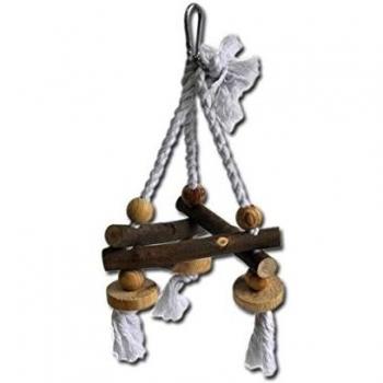 Natural Swing Parrot Toy 27 x 27 x 27 cm