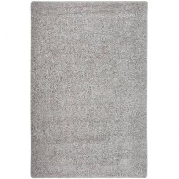 Alfombra peluda antideslizante gris claro 200x290 cm Shaggy vidaXL