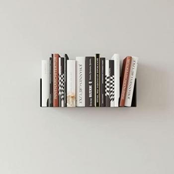 Estante Metálico Flotante para Pared Magnus 45 cm - Ideal para Libros y Cocina - Acero Lacado al Horno