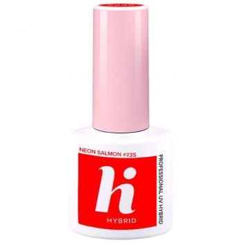 Esmalte Semipermanente HI Hybrid 235 Salmón Neón 5 ml