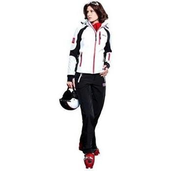 Nebulus Q653 Platinum Rockshell - Chaqueta de esquí para mujer blanco Negro y blanco Talla:XL