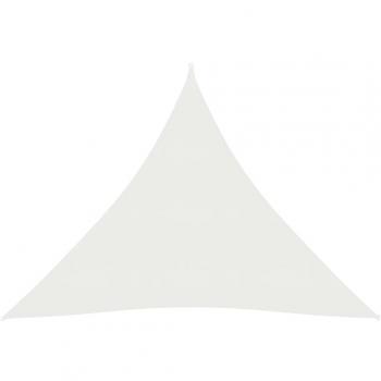 Toldo de vela HDPE blanco 160 g/m² 4,5x4,5x4,5 m