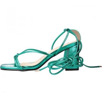 Sandalias de Fiesta Mujer Marca Menbur Modelo 23089M Verde