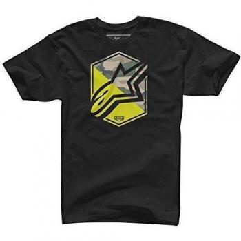Alpinestars Disruption - Camiseta manga corta para hombre, color negro, talla Small